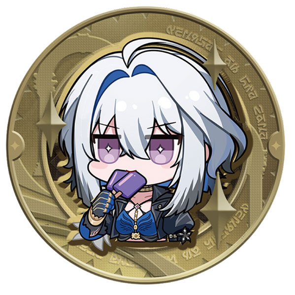 (KG) Wuthering Waves Resonator Themed Metal Medal Galbrena