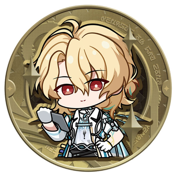 (KG) Wuthering Waves Resonator Themed Metal Medal Luuk Herssen