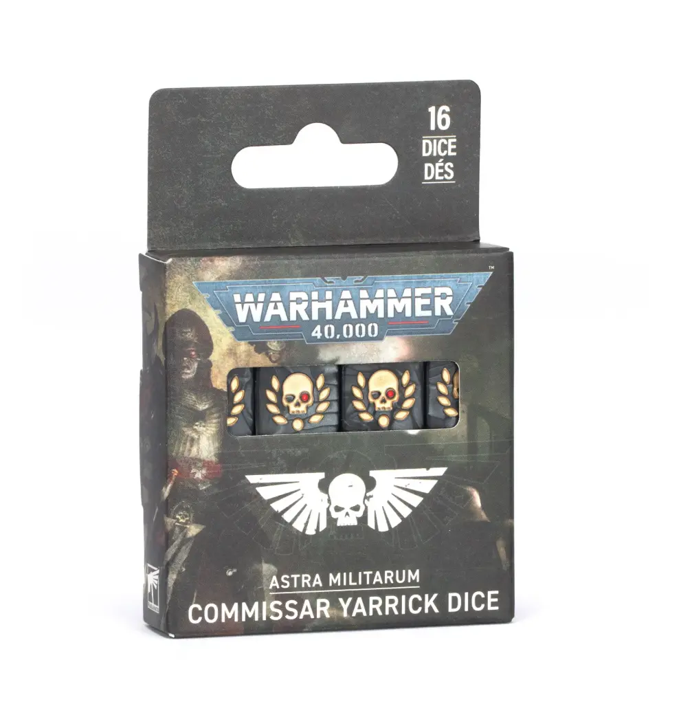 Warhammer 40k Astra Militarum Dice Set: Commissar Yarrick