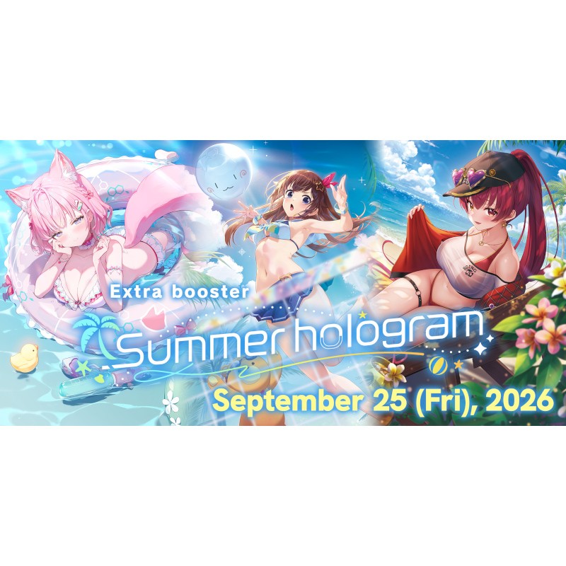 (PO) (HOCG) hololive OFFICIAL CARD GAME Extra Booster Vol.01 [Summer Hologram] (HOCG-HEB01) (Eng) [BOX]