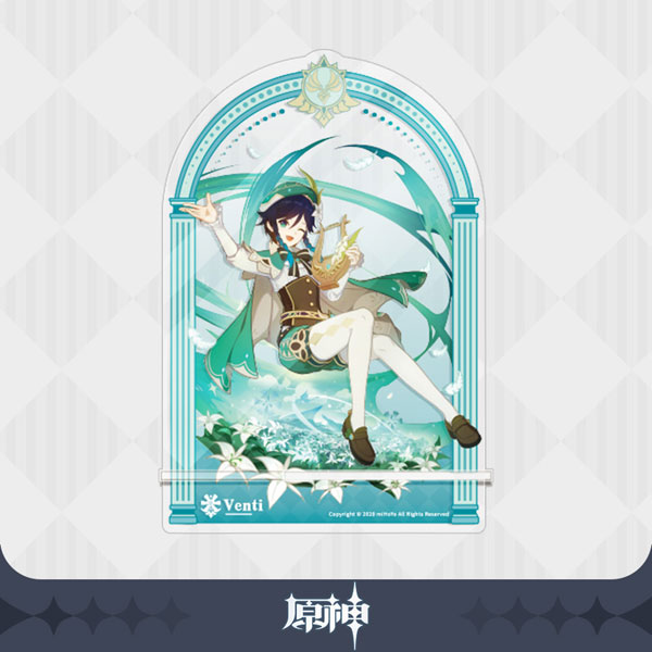 Genshin Impact Windborne Bard Chara Smartphone Acrylic Stand - Venti