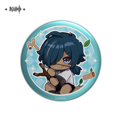 Genshin Impact Childhood Dreamscape Chibi Can Badge - Kaeya