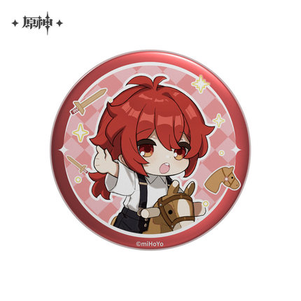 Genshin Impact Childhood Dreamscape Chibi Can Badge - Diluc