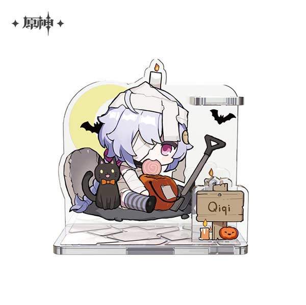 Genshin Impact Halloween Series Deformed Chara Diorama Acrylic Stand - Qiqi