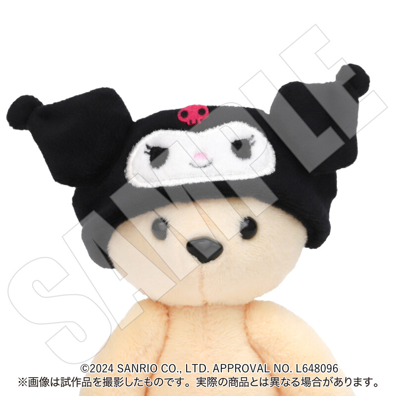(PO) Kumamate Sanrio Characters Turban for Plush Kuromi