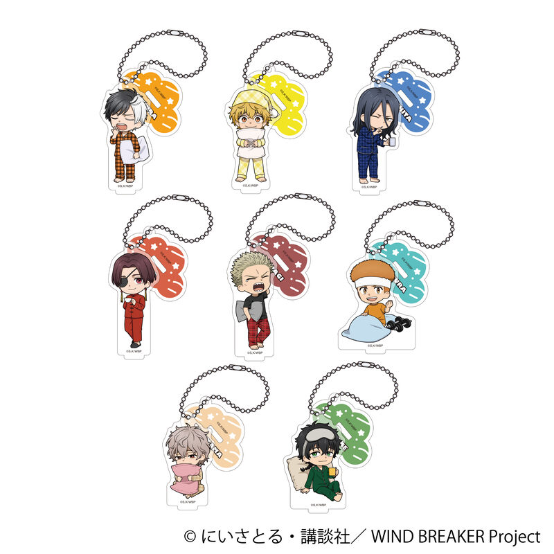 (PO) Wind Breaker Acrylic Key Chain with Stand Collection (October, 2024 Edition) [BOX]