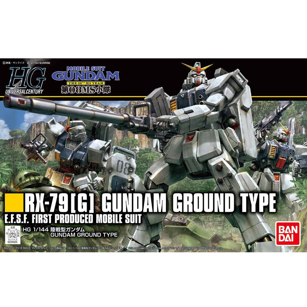 HGUC Mobile Suit Gundam The 08th MS Team RX-79[G] Gundam Ground Type