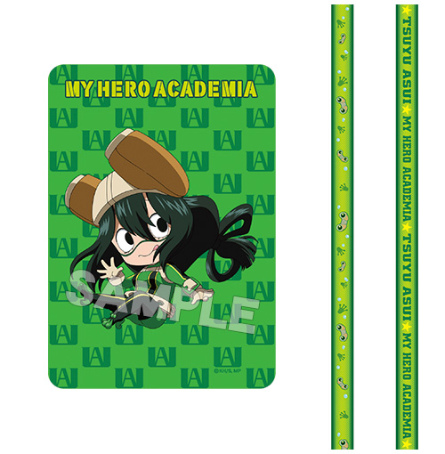 My Hero Academia Nendoroid Plus Neck Strap with Card Asui Tsuyu