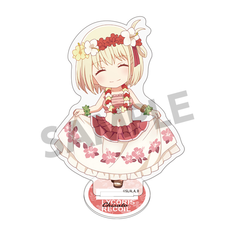 (PO) Pikuriru! Lycoris Recoil Acrylic Figure Nishikigi Chisato Hawaii Ver.