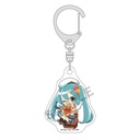 (PO) Hatsune Miku Mini Acrylic Key Chain Yellow
