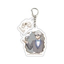 (PO) Acrylic Key Chain with Parts Blue Lock x Sanrio Characters 05 Nagi Seishiro x Cinnamoroll (Original Illustration)