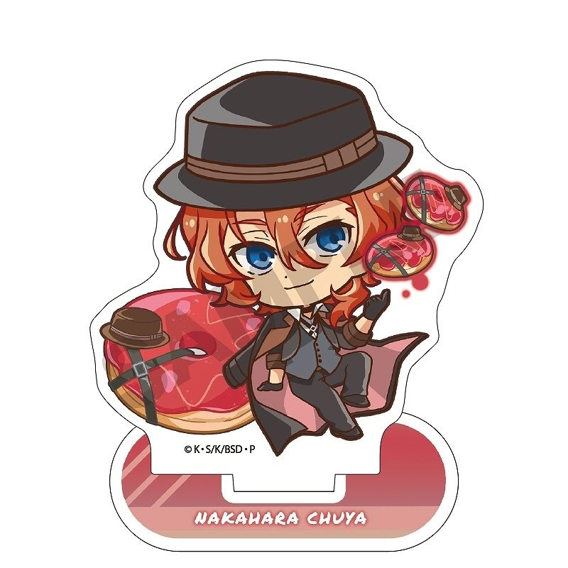 (PO) Bungo Stray Dogs Acrylic Stand Nakahara Chuya Chara Peko Donut