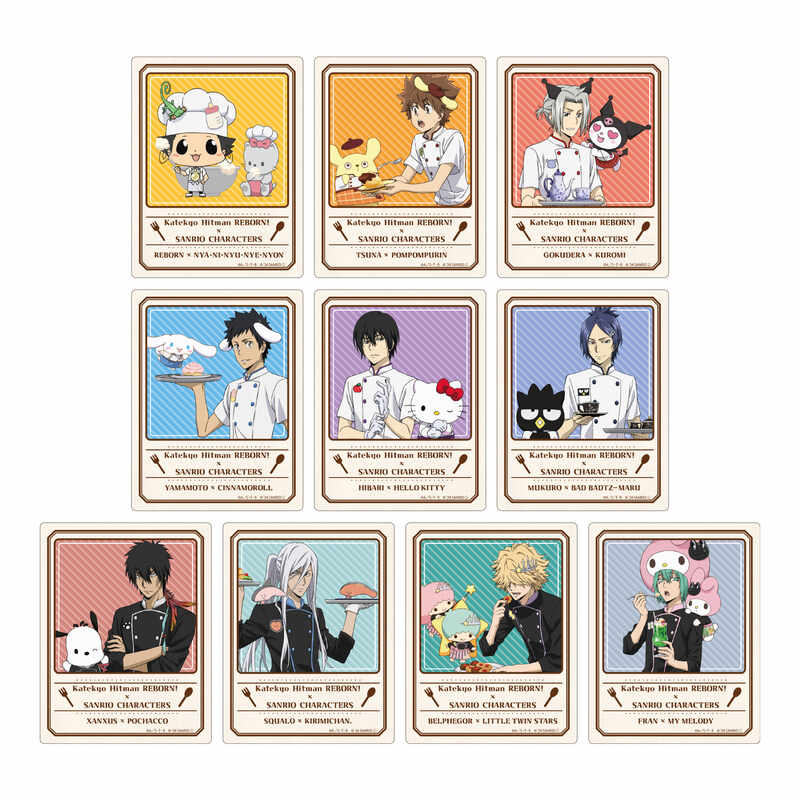 (PO) Acrylic Card Reborn! x SANRIO CHARACTERS 03 Collaboration Illustration [BOX]