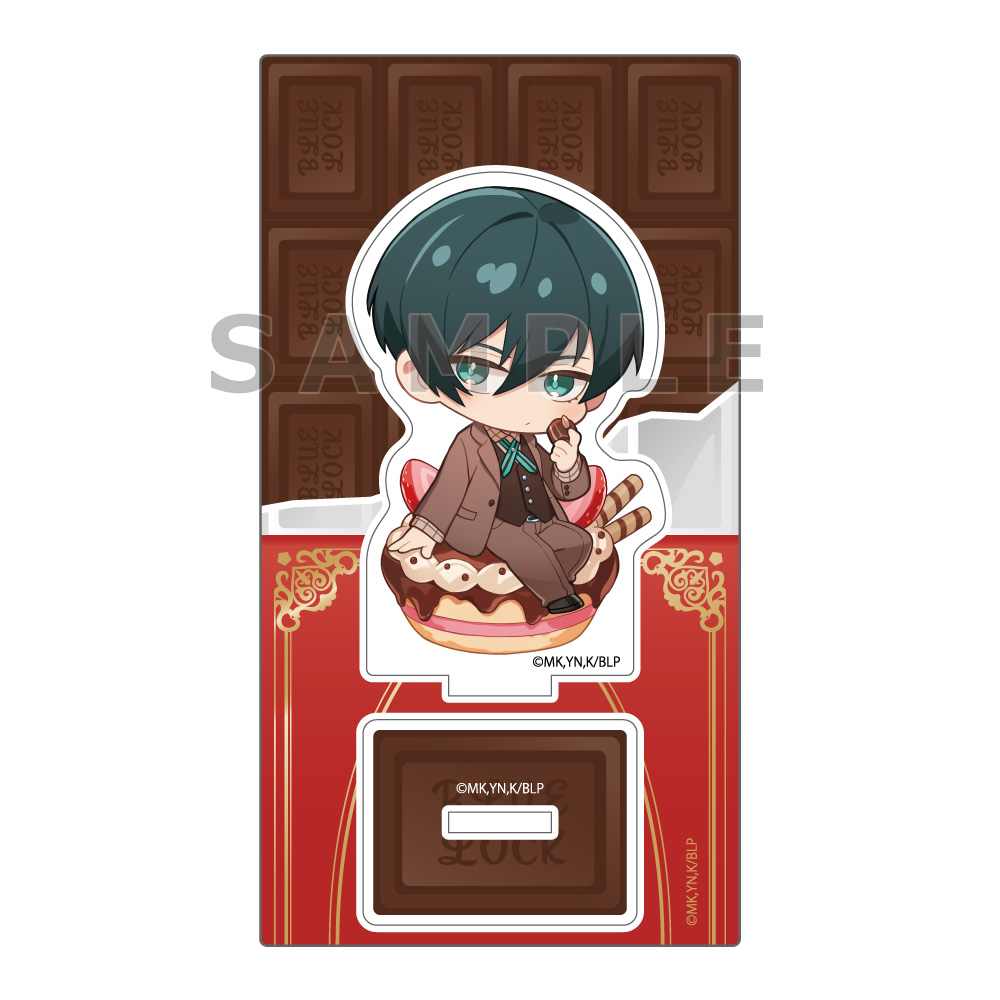 (PO) Blue Lock Acrylic Stand Itoshi Rin / Chocolate Outfit