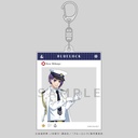 (PO) Blue Lock Original Illustration Aurora Acrylic Key Chain Mikage Reo Marine Look