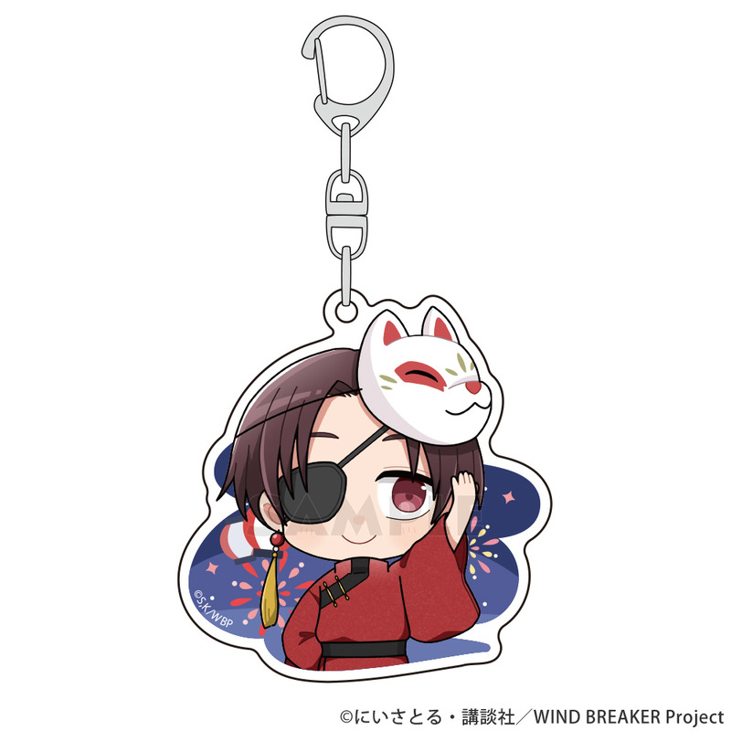 (PO) Wind Breaker Acrylic Key Chain Suo Hayato / Yukata
