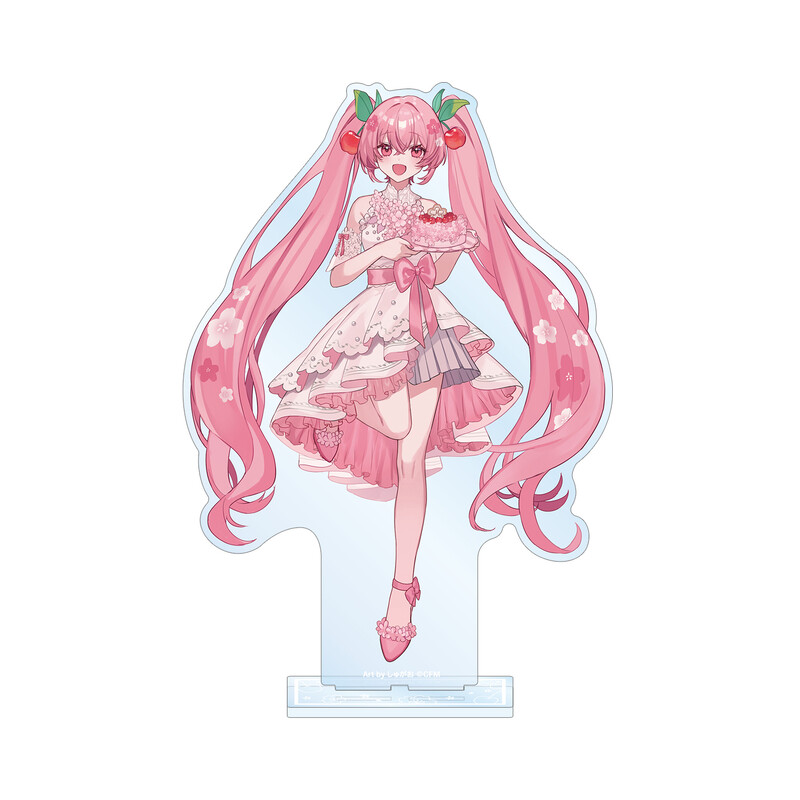 (PO) Sakura Miku Original Illustration Sakura Miku Cherry Blossom Party Ver. Art by Shugao Big Acrylic Stand