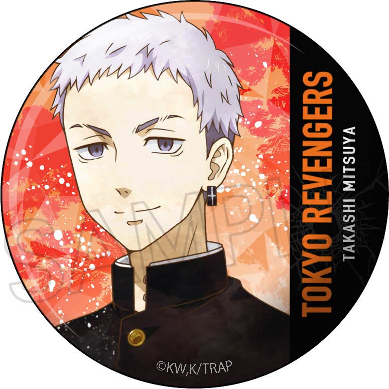 (PO) Tokyo Revengers Wet Color Series Can Badge Vol. 4 - Mitsuya Takashi