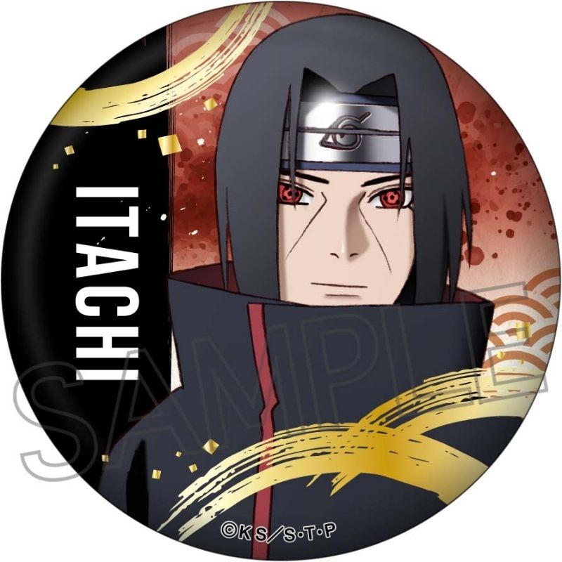 (PO) NARUTO -Shippuden- Gilding Can Badge Uchiha Itachi