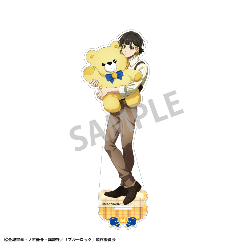 (PO) Blue Lock Acrylic Stand Bachira Meguru Teddy Bear