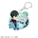 (PO) Blue Lock Acrylic Key Chain Itoshi Rin Teddy Bear