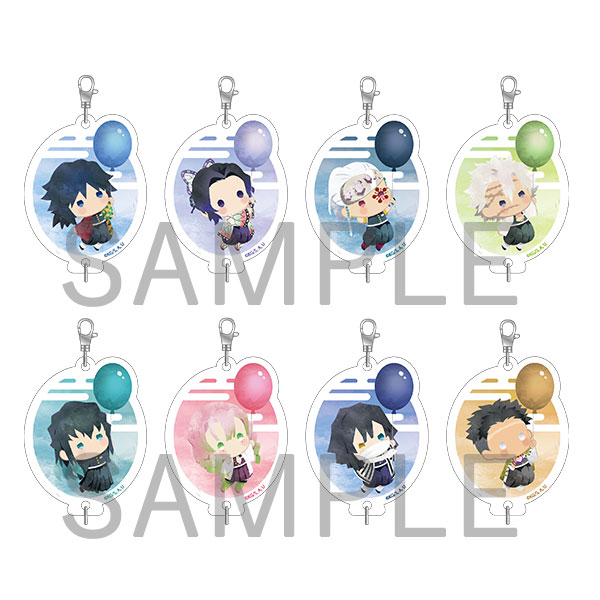 Demon Slayer: Kimetsu no Yaiba Yurafuwa Acrylic Charm Balloon ver vol.2 (Aniplex+) [BOX]