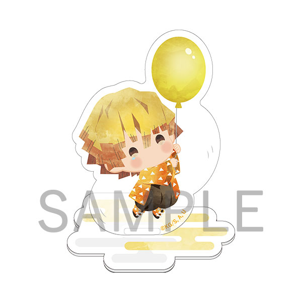 Demon Slayer: Kimetsu no Yaiba Yurafuwa Acrylic Mascot - Zenitsu Agatsuma Balloon ver. (Aniplex+)