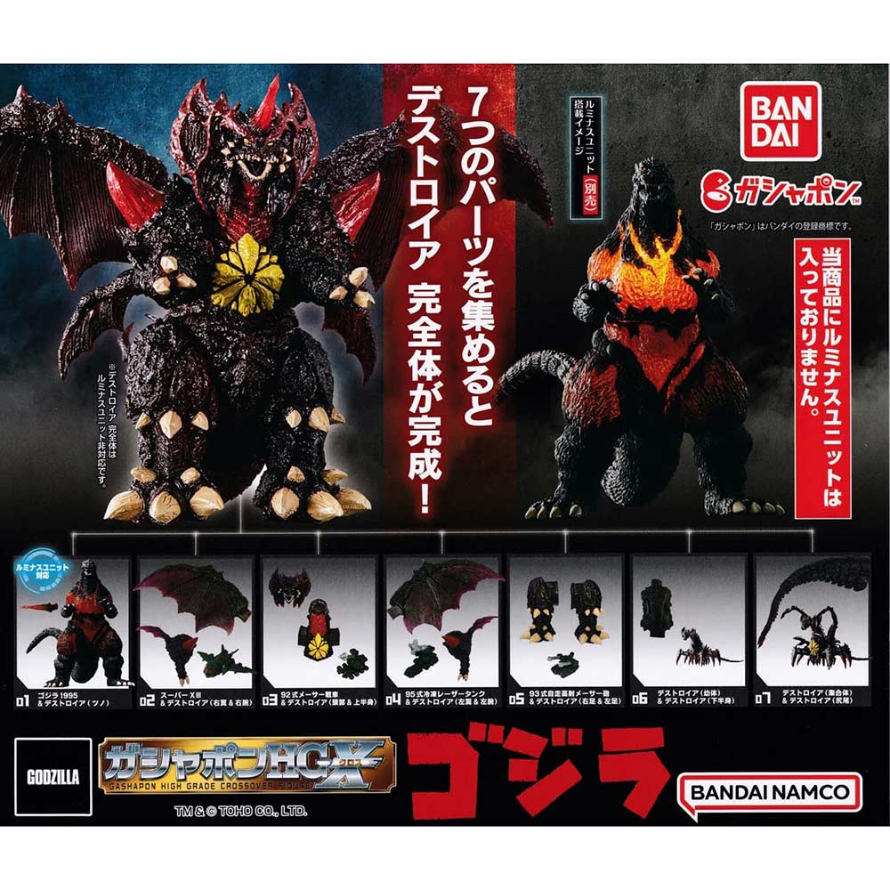 Godzilla Gashapon HGX - Godzilla