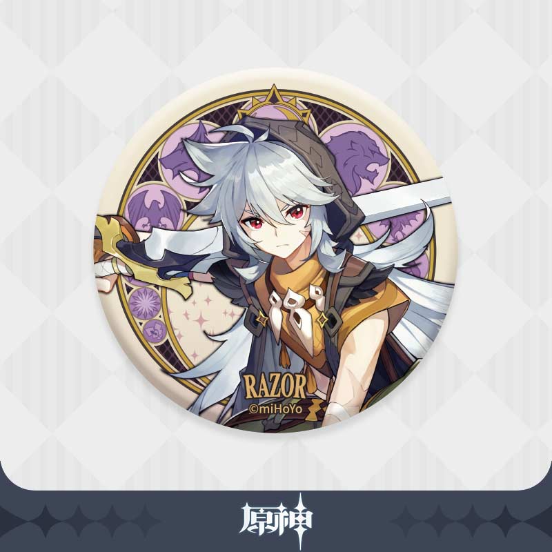 Genshin Impact Mondstadt Series Chara Can Badge - Razor