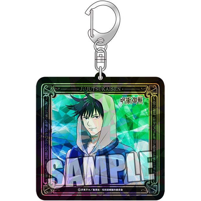 (PO) Jujutsu Kaisen Hologram Acrylic Key Chain Odekake Ver. - Fushiguro Megumi