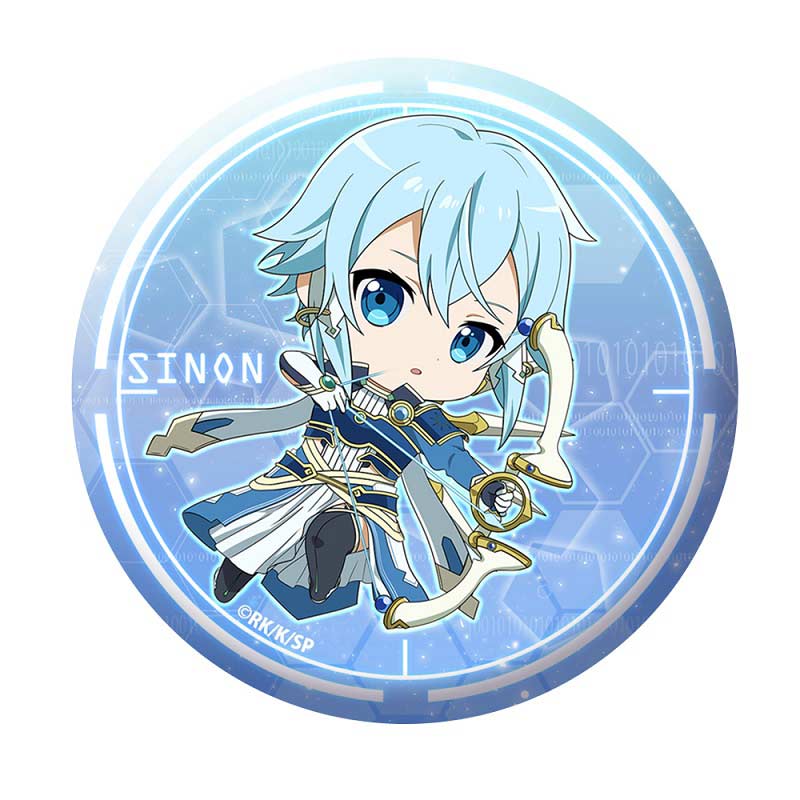(PO) Sword Art Online Big Can Badge - Sinon