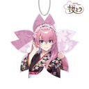 (PO) Hatsune Miku Sakura Miku Original Illustration Art by Shirabii Big Acrylic Key Chain - Megurine Luka