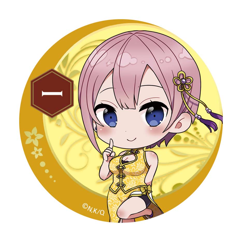 (PO) The Quintessential Quintuplets Original Illustration Can Badge - Ichika (Re-issue)