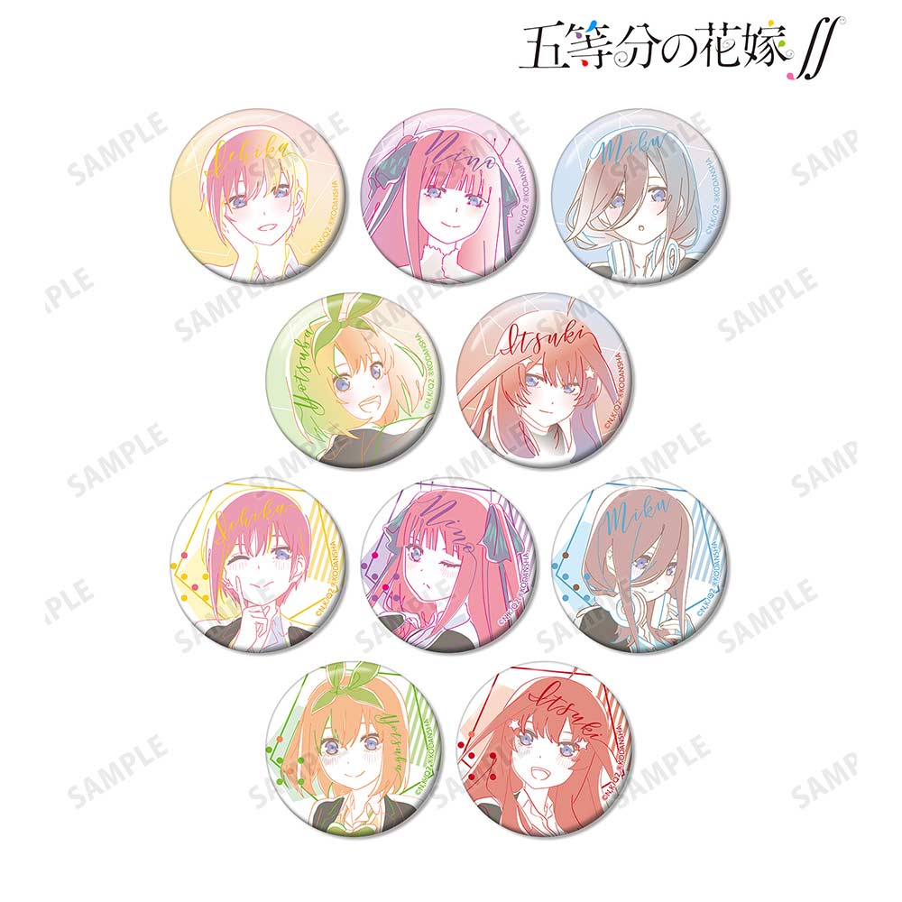 (PO) The Quintessential Quintuplets Season 2 Trading Lette-graph Vol. 2 Can Badge [BOX]