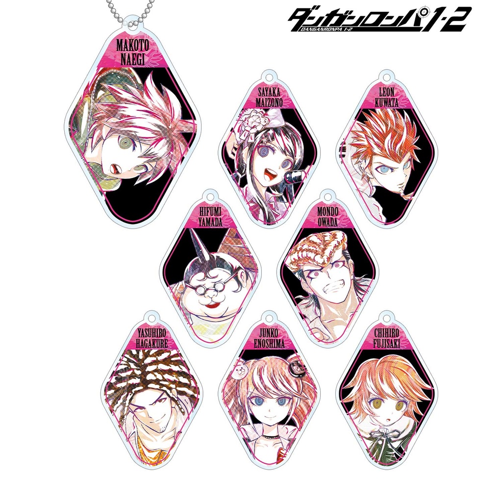 Danganronpa 1-2 Reload Trading Ani-Art Acrylic Key Chain Ver. A [BOX]