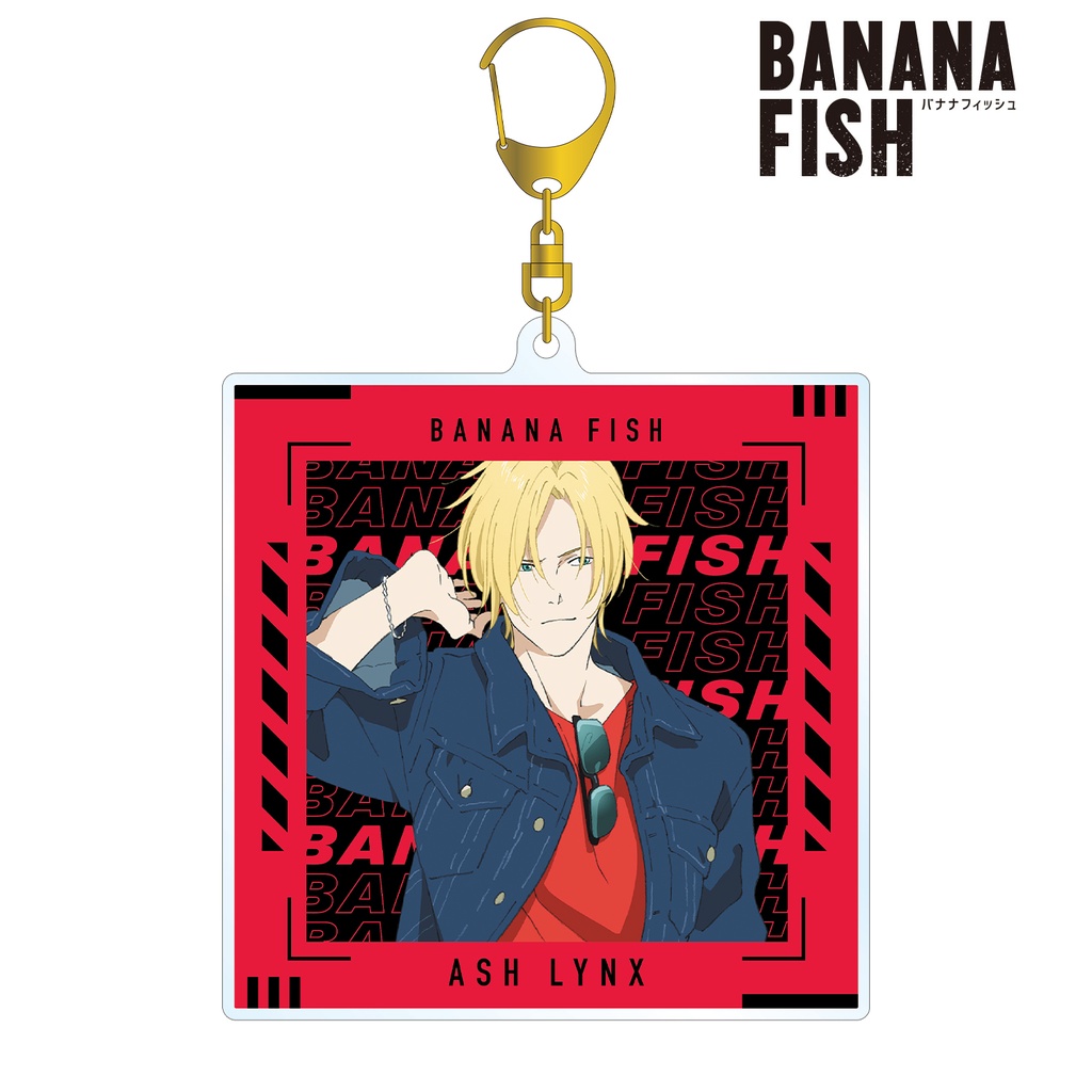 Banana Fish Original Illustration Ash Lynx Denim Ver. Big Acrylic Key Chain