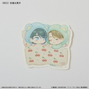 Cherry Magic! Thirty Years of Virginity Can Make You a Wizard?! Sticker Adachi & Kurosawa (Pink)