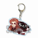 Demon Slayer: Kimetsu no Yaiba Folding Fan Key Chain Vol. 2 - Rengoku Kyojuro