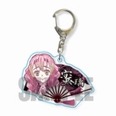 Demon Slayer: Kimetsu no Yaiba Folding Fan Key Chain Vol. 2 - Kanroji Mitsuri