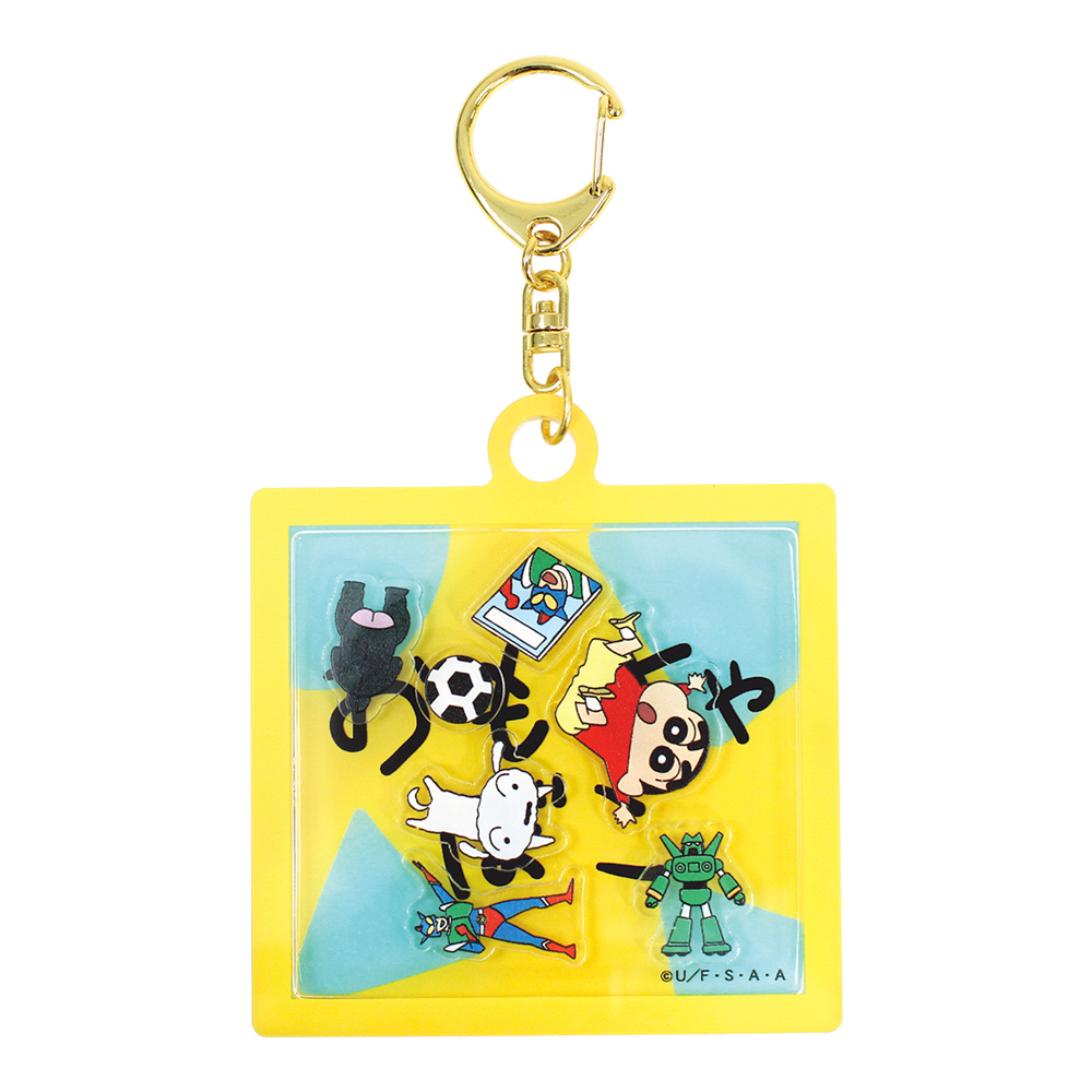 (PO) Crayon Shin-chan Shaka Character Key Chain Toy Box
