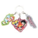 (PO) The Powerpuff Girls 3 Charms Key Chain Mobile