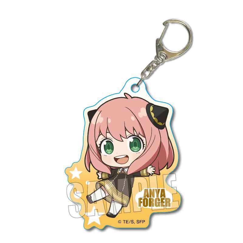 (PO) Pukasshu Acrylic Key Chain SPY x FAMILY - Anya Forger (School Uniform Ver.)