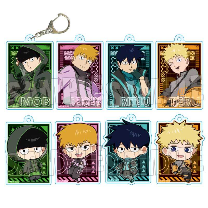 (PO) Trading Acrylic Key Chain Mob Psycho 100 III Cyberpunk Ver. [BOX]