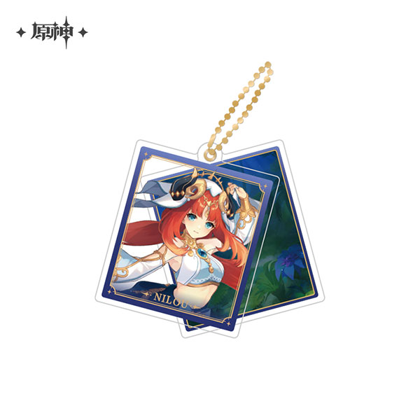 Genshin Impact 2 pcs Keychain Sumeru - Nilou