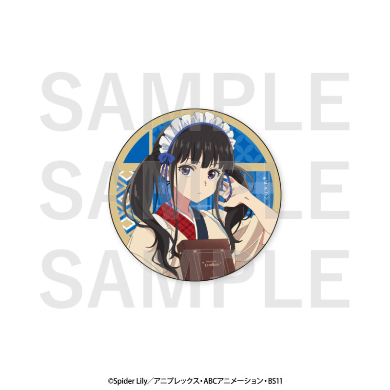(PO) Lycoris Recoil Metallic Can Badge Inoue Takina
