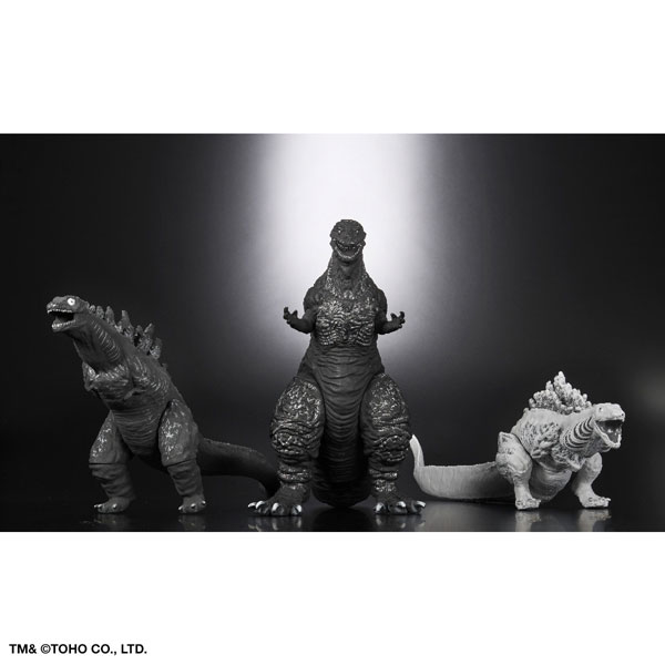 Movie Monster Series - Godzilla Resurgence: ORTHOchromatic 3-Form Set