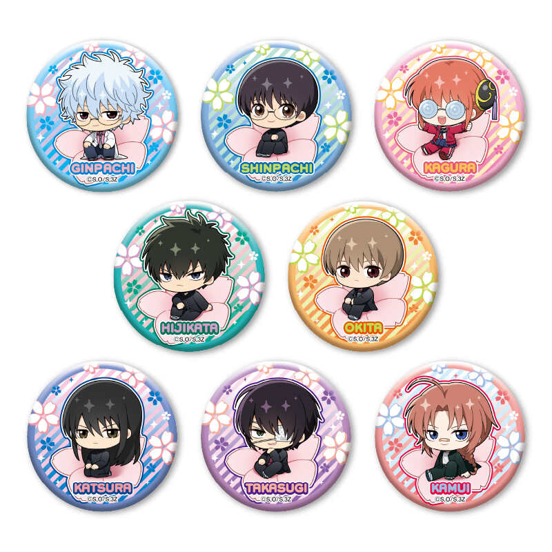 [8552874] (PO) 3-Z Class Ginpachi-sensei Petite Fleur Trading Metallic Can Badge [BOX]