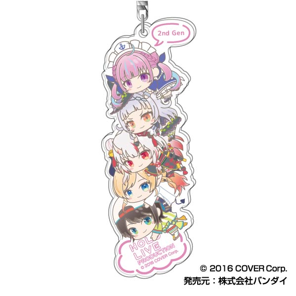 Acrylic Key Chain Hololive Hug Meets Tsumi Arrange 03 2nd Gen AK