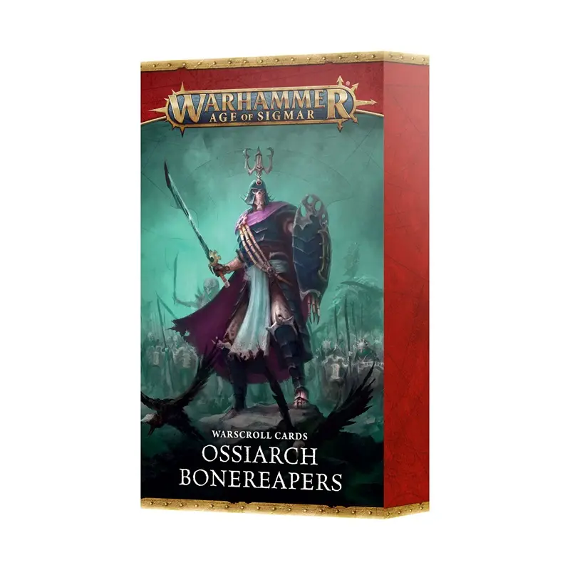 Warhammer Age of Sigmar Ossiarch Bonereapers Warscroll Cards